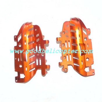 jxd-339-i339 helicopter parts orange color metal frame set 2pcs - Click Image to Close